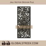 Hanuman Stencil Design | Hanuman Ji Jali CNC Vector File