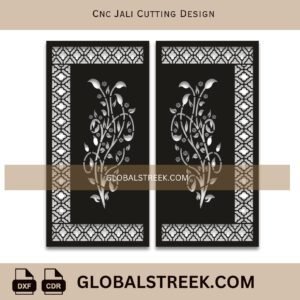 CNC Jali Cutting Design | Decorative Jali Pattern DXF File