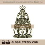 Mahakaleshwar Shivling Laser Cutting Design File | CNC Laser Design DXF & CDR