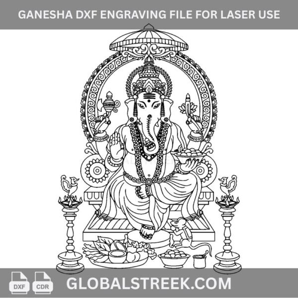 ganesha engraving file image