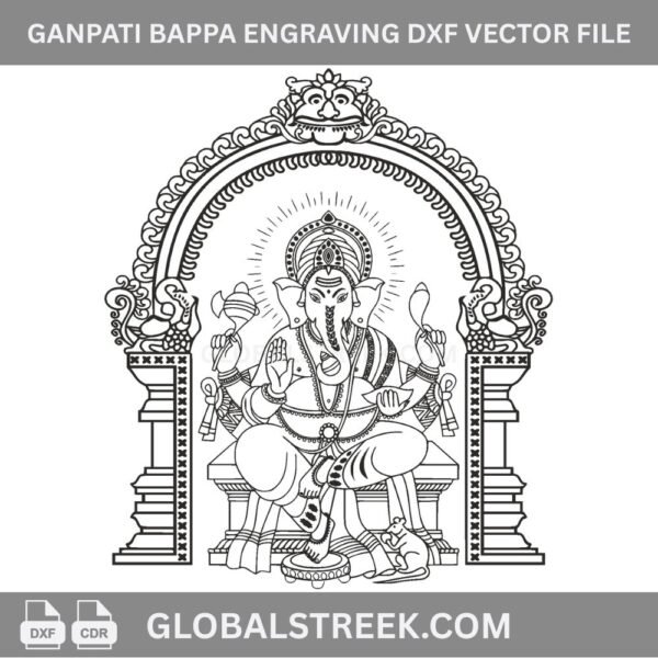 ganpati bappa vector image