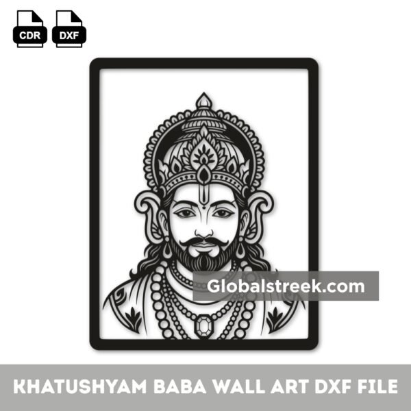 Khatu Shyam Baba frame artwork