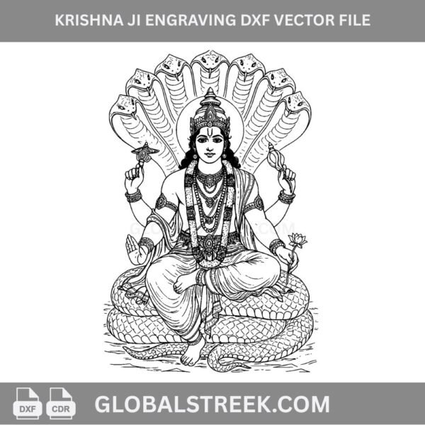 krishna ji vector image