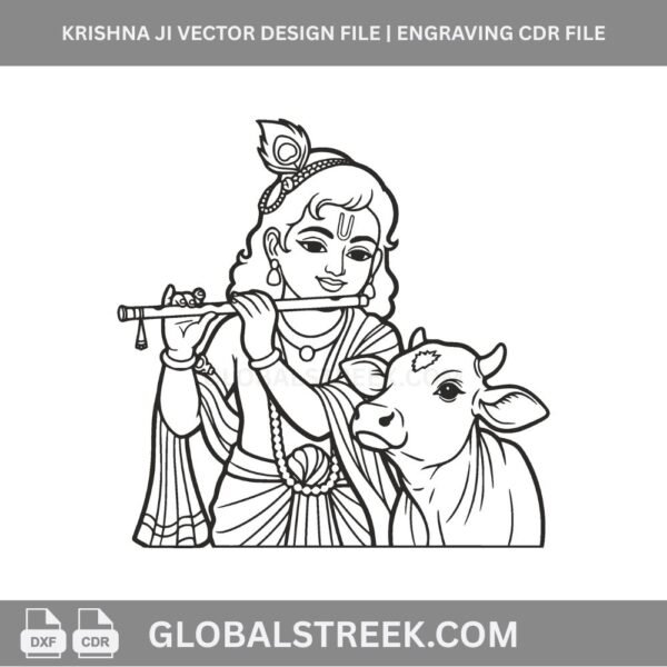 little krishna vector image