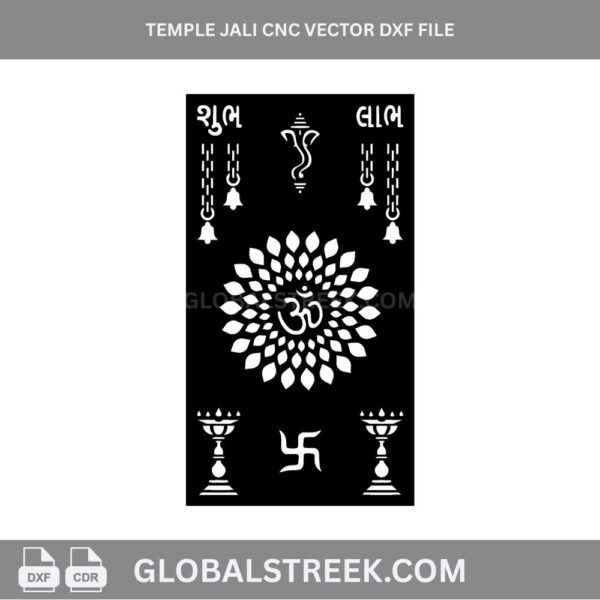 temple jali vector image