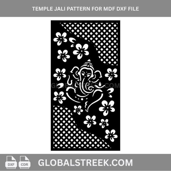 ganesh jali vector design image