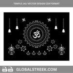 temple jali vector image