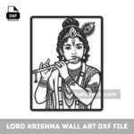 krishna ji black and white image