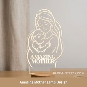 Amazing Mother Lamp Design acrylic LED photo lamp
