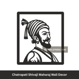 Chatrapati Shivaji Maharaj Wall Decor DXF laser cut wall decor design