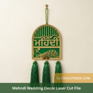 Mehndi Wedding Decor Laser Cut File