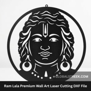 Ram Lala Premium Wall Art Laser Cutting DXF File