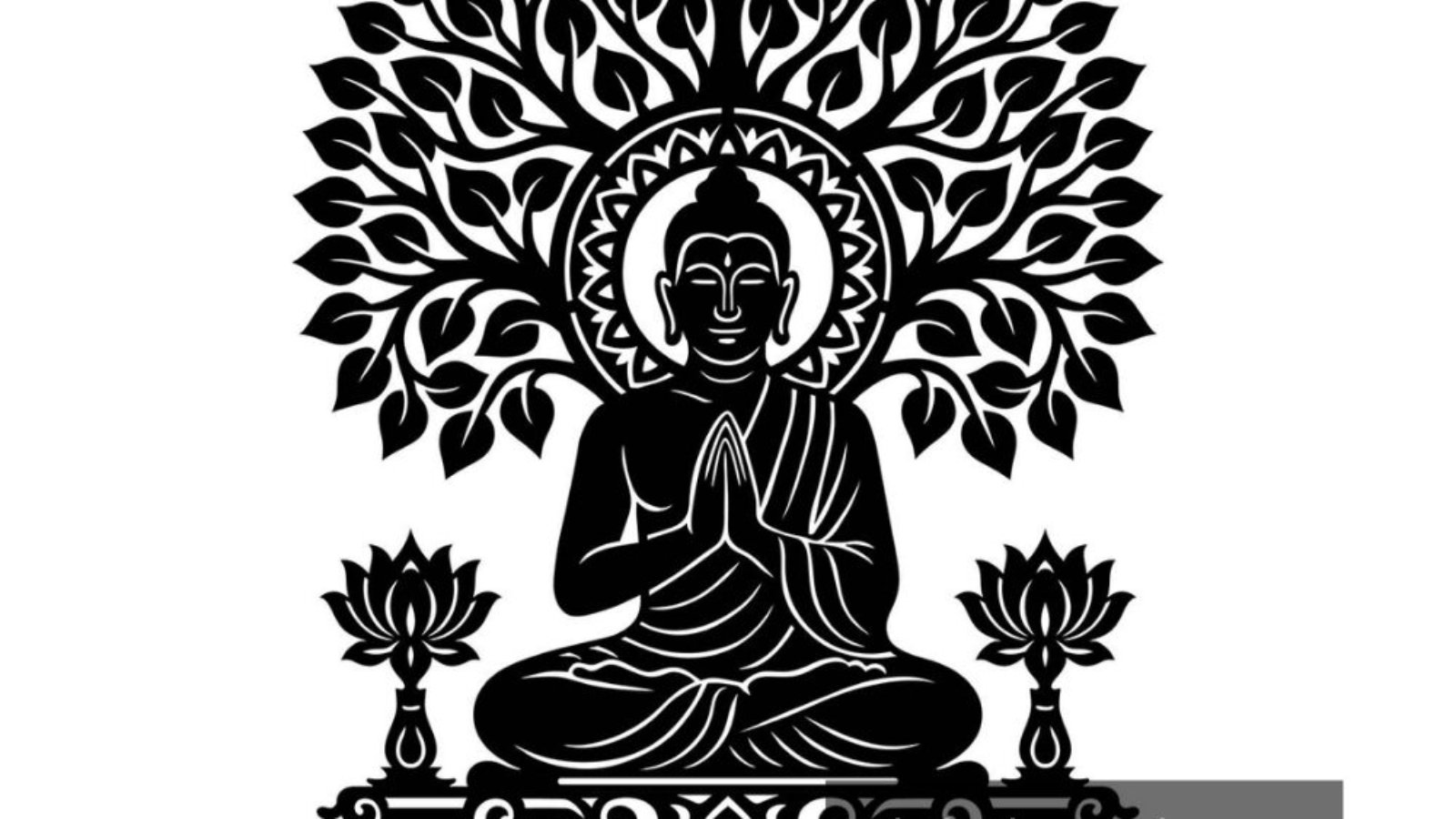 Buddha Vector Art Vector Illustration Design Free