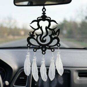 Ganesh Ji Car Hanger Design DXF File