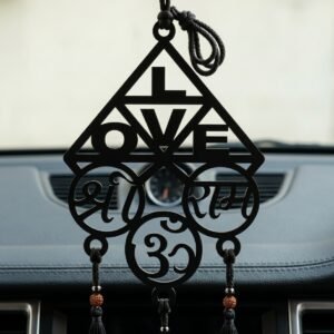Love Om Car Hanger Design
