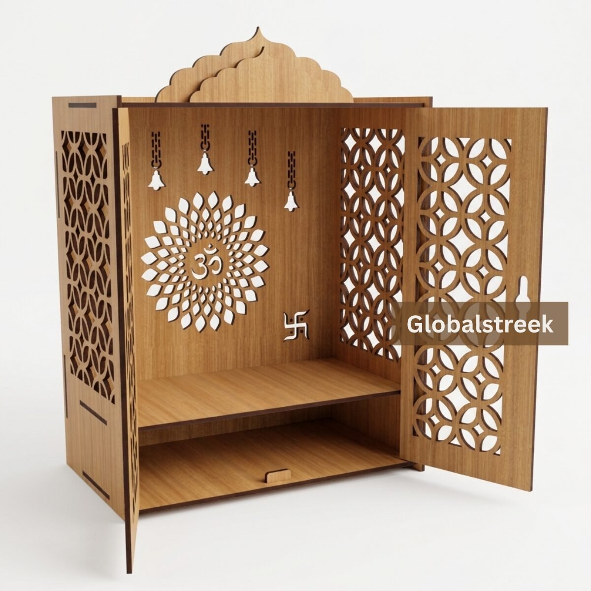 Wooden Mandir Design Image