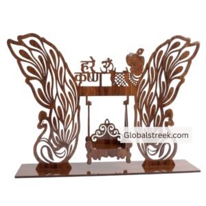 Wooden Jhula for Laddu Gopal Design
