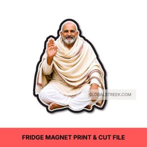 Baba Neem Karoli “Pareshan Mat Ho Main Hoon” Fridge Magnet