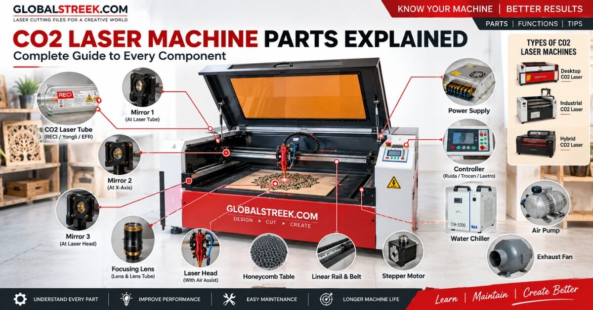 co laser machine parts