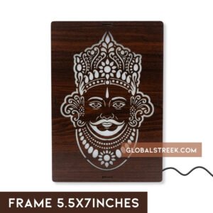 Khatu Shyam Baba Art Work LED Frame Design