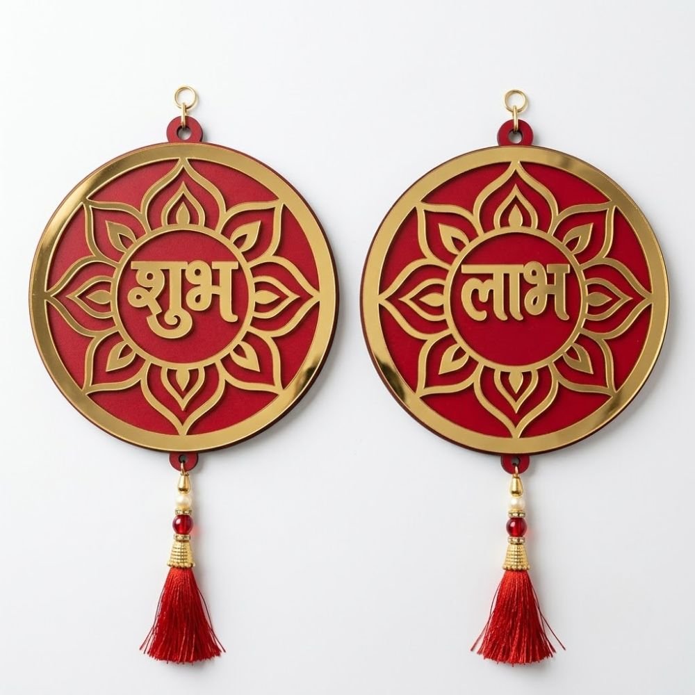Shubh Labh Round Hanging Design