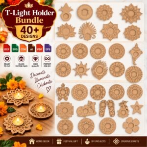T-Light Holder bundle 40+ Designs