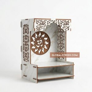 Wooden Pooja Mandir Design Laser Cutting File