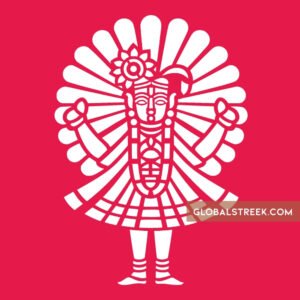 Bal Gopal Vector Jali Design File featuring young Lord Krishna with a decorative crown, jewellery and patterned clothing