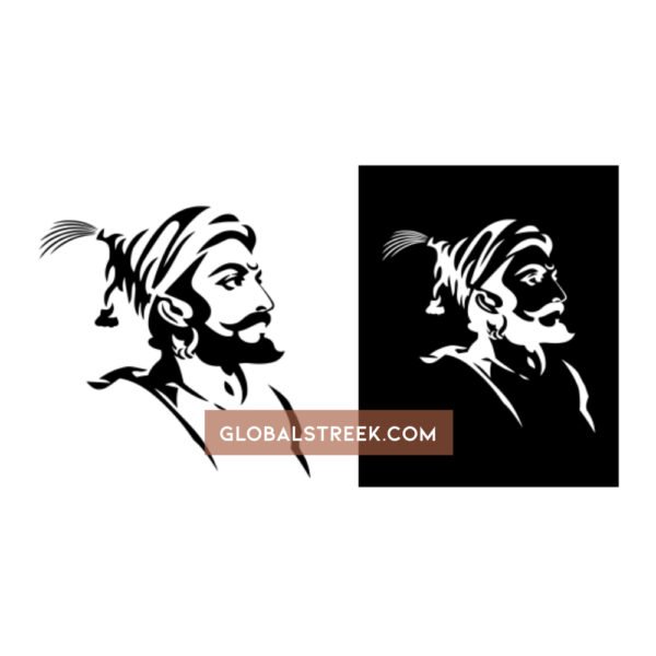 shiva ji stencil design file